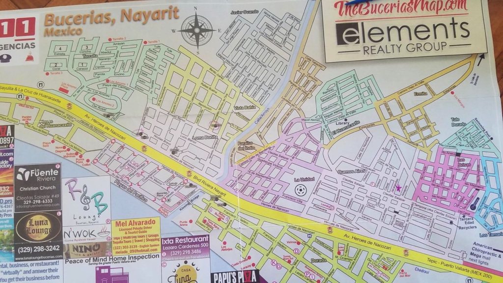 Maps of Bucerias Neighborhoods, Restaurants & Helpful Guides